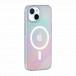 iPhone 15 MagSafe Compatible Hybrid Case Semi-transparent Iridescent Bigben