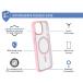 iPhone 15 MagSafe Compatible AIR FROST reinforced Case Frost Pink - Lifetime Warranty Force Case