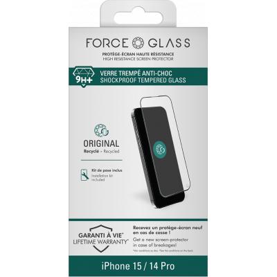 Protection d'écran verre trempé iPhone 15 Pro Max 2.5D - Force