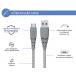 USB A to USB C Ultra-reinforced Cable 1,2m Gray - Lifetime Warranty Force Power