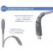 USB A to Lightning Ultra-reinforced Cable 3m Gray - Lifetime Warranty Force Power