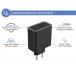 Chargeur maison USB C PD 45W Power Delivery Noir - Garanti à vie Force Power Lite
