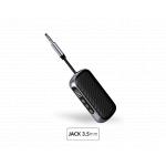 Récepteur Bluetooth® SoundWave Jack 3.5mm + Emetteur 2 en 1 Noir + Garantie à vie