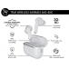 Force Play II - True Wireless ANC+ENC Earphones White - Lifetime Warranty Force Play