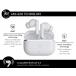 Force Play II - True Wireless ANC+ENC Earphones White - Lifetime Warranty Force Play