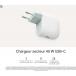 Chargeur maison USB C 45W Blanc Google