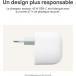 Chargeur maison USB C 45W Blanc Google