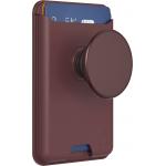 Aluminium Oxblood MagSafe Compatible PopWallet Softgoods Popsockets