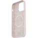 Coque iPhone 14 Pro Silicone Icon Compatible MagSafe Rose Puro