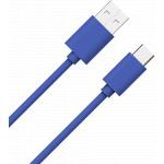 Câble USB A/USB C 1m 3A Bleu WOW