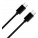 USB C to USB C Cable 1m 3A Black WOW