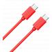 USB C to USB C Cable 1m 3A Red WOW