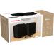 Enceinte Bluetooth® Bibliothèque WS600 100W Bois noir Thomson